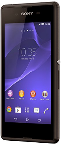 Sony Xperia E3 Smartphone débloqué 4G (Ecran: 4,5 pouces - 4Go - Simple SIM - Android 4.4 KitKat) Noir