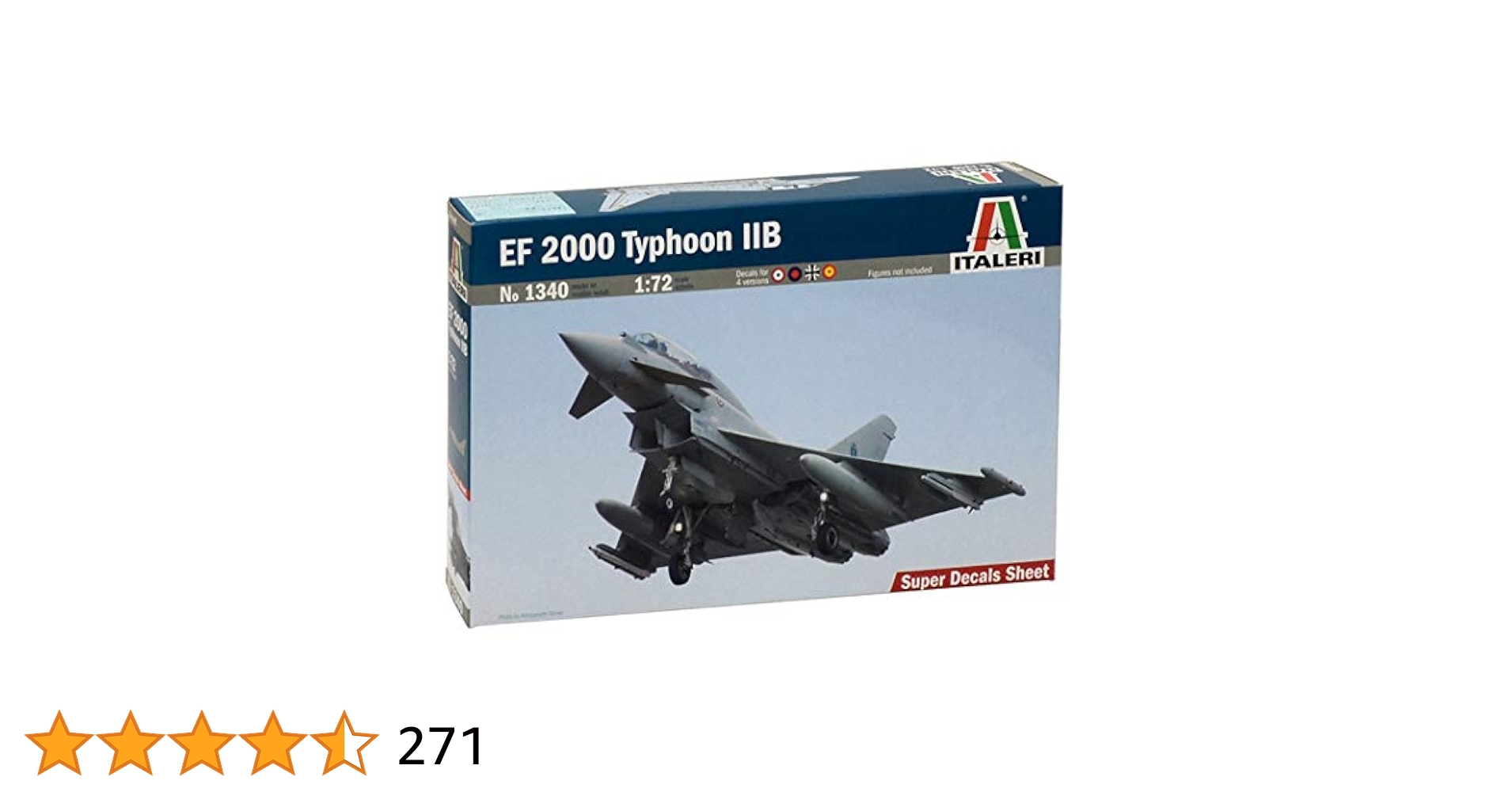 (未使用･未開封品)　タミヤ イタレリ 1/72 飛行機シリーズ 1340 1/72 ユーロファイター EF2000 タイフーン IIB 38340 プラモデル vf3p617 Amazon | タミヤ イタレリ 1/72 飛行機シリーズ 1340 1/72
