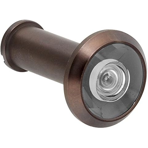 National Hardware N336-115 Door Viewer in Antique Bronze, 5/16" x 4-1/4" Cover