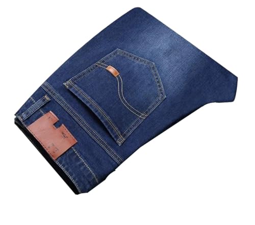 Men's Casual and Fashionable Youth Korean-Style Skinny Straight-Leg Fashionable Everyday Jeans