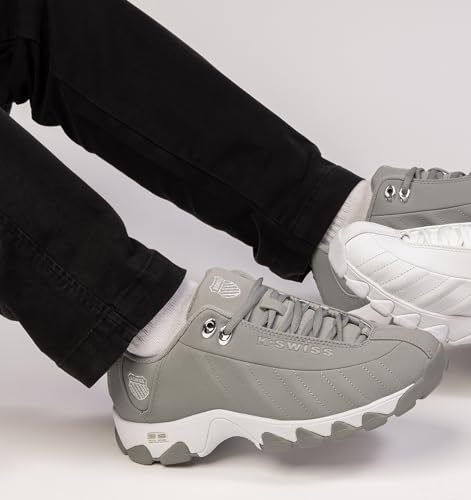 Image of K-Swiss Men's ST329 CMF Sneaker, Wide Tennis Walking Shoes Leather Upper