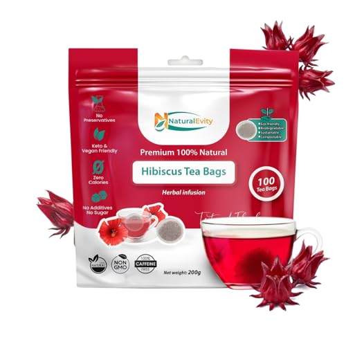 NaturalEvity Hibiscus Tea 100 Count