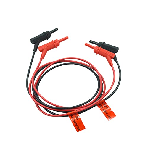 Image of ITECH 10A Banana Plug - Banana Plug Test Lead for Lab Power Supply Electronic Load A Pair of Red and Black Test Line IT-E30110-BB 1m