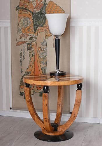 Art Deco Tisch Antik Beistelltisch Massivholz Wohnzimmertisch 58 cm cat051 Palazzo Exklusiv – Bild 3