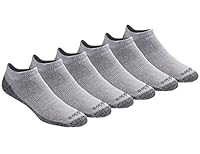 Dickies Men's Dri-Tech Moisture Control No Show Socks (6/12 Pairs) (M-XXL), Grey (6 Pairs), X-Large
