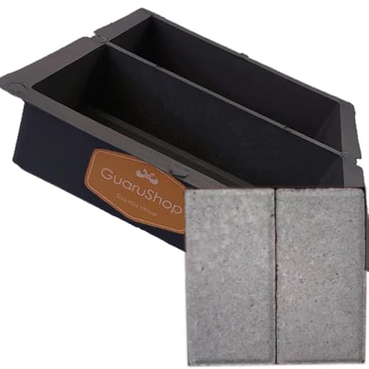 Forma Plástica Dupla Tijolinho H6-20x10x06