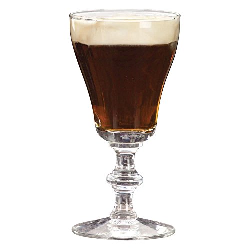 Set Of 4, Libbey 8054 6 Oz. Georgian Irish Coffee Glass W/Signature Party Picks #TOP2