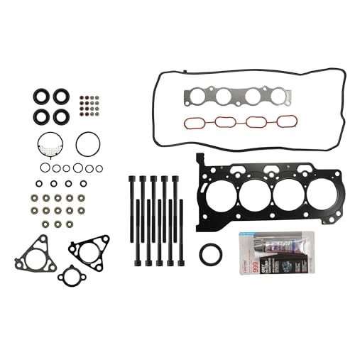 Image of KAX Engine Cylinder Head Gasket Set Compatible with Toyota Corolla 2009-2020, C-HR 2018-2020, Scion xD 2008-2014, Matrix 2009-2013, Corolla iM Pontiac Vibe 1.8L, Head Gasket Kit, OE# HS26515PT
