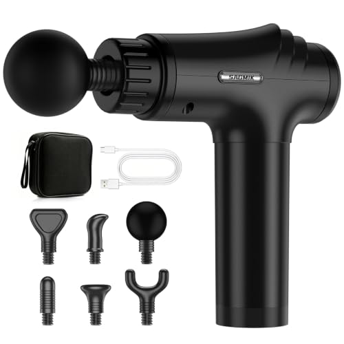 Youdgee Massage Gun 30 Speeds 6 Heads Quiet Deep Tissue Muscle Massager