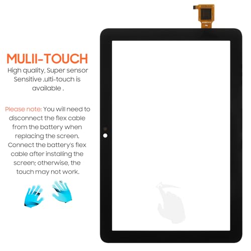 image for THIRDPOLE Screen Replacement for Amazon Kindle Fire HD 8 /HD 8 Plus Ta