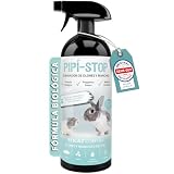 Limpiador jaulas roedores 750 ml – Spray enzimático Pipi-Stop de ARKA – Elimina orina, heces y olores de Animales – biológico, Seguro y eficaz – Ideal para jaulas, Suelos, Esquinas y casetas