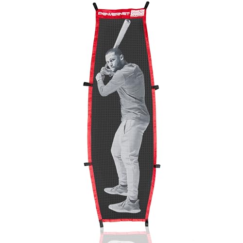 PowerNet Pitching Aid Attachment for Softball & Baseball Net, Safely