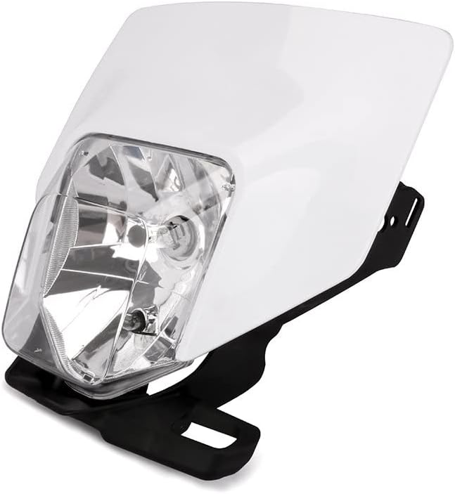 JFG RACING 12V 35W Motocross Enduro Halogén Fényszóró Fehér Maszk