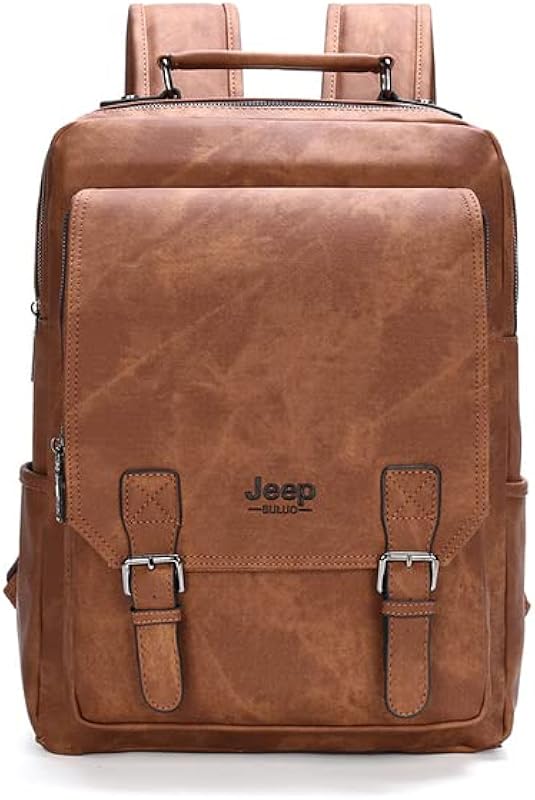 Mochila Masculina Em Couro Sintético Para Viagem, trabalho Dia a Dia em oferta na Shopee