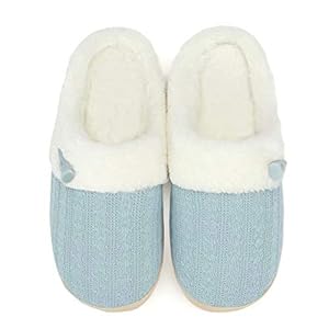 Ninecifun Sloffen Dames Winter Warme Comfortabele Pluche Traagschuim Antislip Indoor Pantoffels
