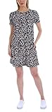 ELLEN TRACY Ladies' Pima Cotton Dress (Triumph Gray Animal Print, Large)
