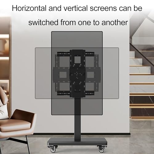 Soporte móvil para TV con ruedas, 32-65 pulg. miniatura 7