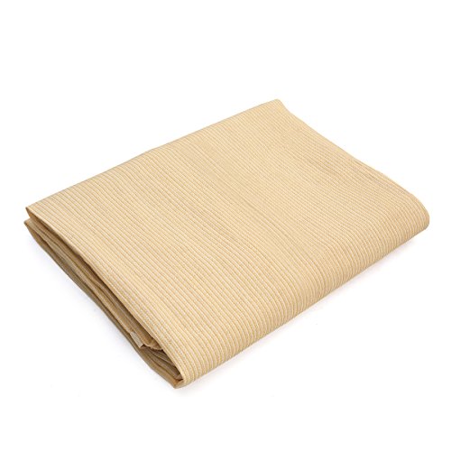 Shatex 90% Shade Fabric Sun Shade Cloth With Grommets For Pergola Cover Canopy 6' X 8', Wheat, 12 Bungee Balls #TOP7