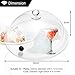 MITBAK 12 Inch Smoking Gun Plastic Dome for Plates, Glasses, Bowls, Smoke Infuser Cloche, Smoke Infuser Accessory Lid