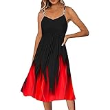 Es ist aus hochwertigen Materialien gefertigt, langlebig genug. Damen Kleid sind weich und bequem, atmungsaktiv, elastisch, undurchsichtig und lassen sich nicht leicht. Verformen.einfach und großzügig, locker und bequem! Dieses spezielle Design wird Ihr Herz stehlen! Schick und bequem, mit diesem erstaunlich süßen Modell können Sie nichts falsch machen!