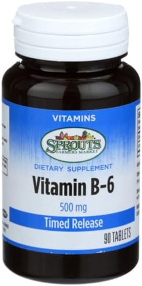 Sprouts Vitamin B-6 500 Mg - 90 Tablets