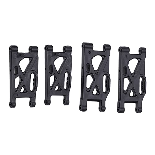 4Pcs Rc Suspension, Black Plastic for 144001 Arm Front Rear 144002 124019 124018 124017 144010