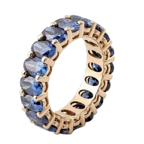 Bague tanzanite et argent 925 plaqué or pour sublimer vos tenues de soirée
