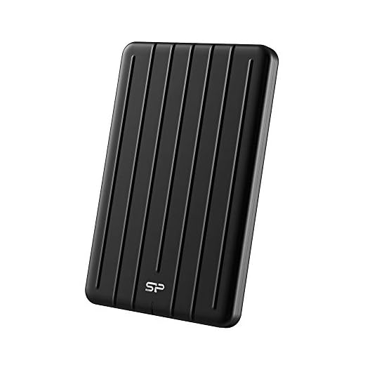Silicon Power 2TB Rugged Portable External SSD USB 3.2 Gen 2 (USB3.2) with USB-C to USB-C/USB-A Cables, Ideal for PC, Mac, Xbox and PS4, PS5 Bolt B75 Pro