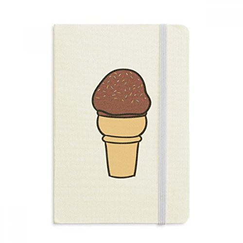 Carnet de notes pour ordinateur portable chocolat flocons d'avoine journal A5 tissu