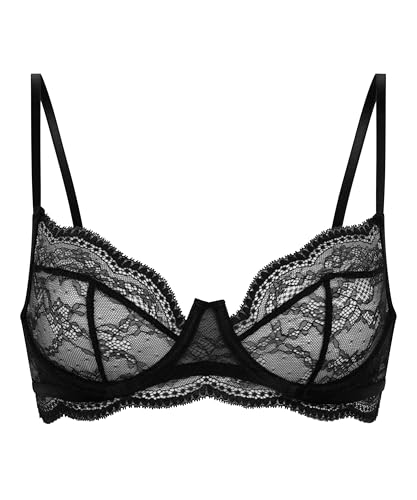 HUNKEMÖLLER Damen HKMX-Sport-BH The Comfort Level 1, Schwarz, XS