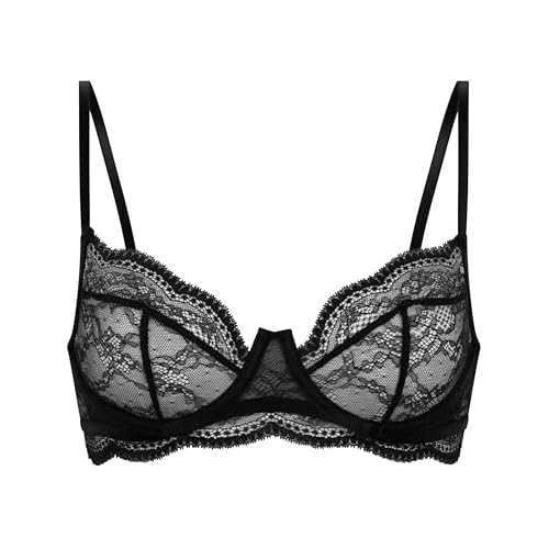 HUNKEMÖLLER Unwattierter Bügel-BH Isabelle - Caviar - 75C