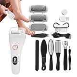 電気式 足用 角質リムーバー,電動角質リムーバー | 頑丈 充電式 コードレス スクラバー シェーバー スクレーパー ネイルケア フットケアツール
