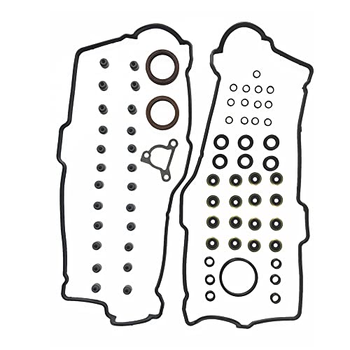 Image of Partsflow Cylinder Head Gasket Set With 16 Head Bolts For Toyota 4runner 1996-2002 For Toyota T100 1995-1998 For Toyota Tacoma 1995-2004 For Toyota Tundra 2000-2004 OE#ES72168,HS9227PT-1,HS2034