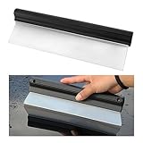 Ziciner Car Water Blade Squeegee, Silicone Squeegee Glass Wiper for Car Windshield Window, 12 Inch T-Bar Water Cleaner for Car and Home Glass Window, Professional Auto Cleaning Brush Tools (12 Inch)