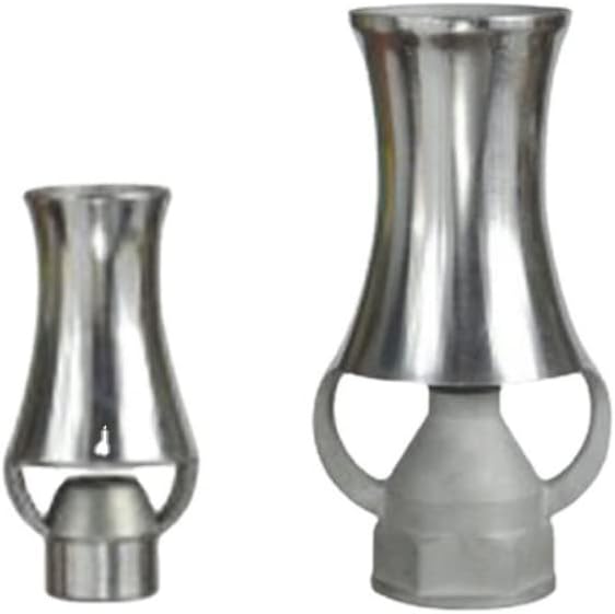 1/2''3/4''1''3/2''2''2.5" 3" Brass and SS304 Fountain Nozzle Heads Adjustable Water Spray Nozzle for Garden and Ponds (SS304 1.5" Adjustable)