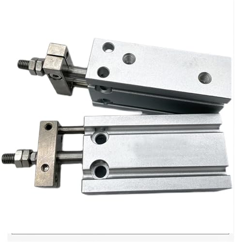 Mini cilindro neumático CDUK32 de vástago simple, doble efecto integrado y carrera de 20mm 6