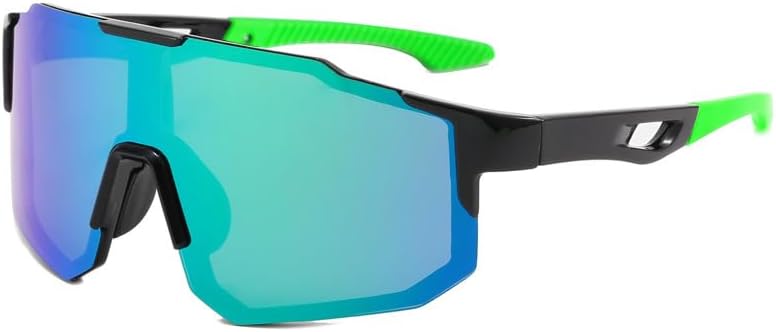 RainFlowwer Polarized Sport Cycling Glasses for Men Woman, UV400 Protection Sports Sunglasses for Outdoor Bicycle Motorbike Driving Fishing Running Hiking