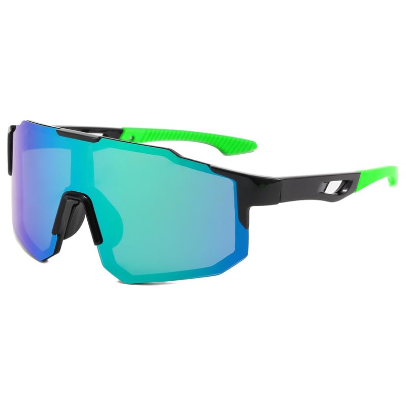 RainFlowwer Polarized Sport Cycling Glasses for Men Woman, UV400 Protection Sports Sunglasses for Outdoor Bicycle Motorbike Driving Fishing Running Hiking