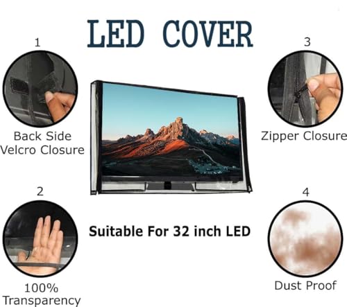 Image of Great Fashion 2 layer dust proof smart LED LCD TV cover for 40 inch LED /LCD TV (GF CLEAR LED40 BA002)