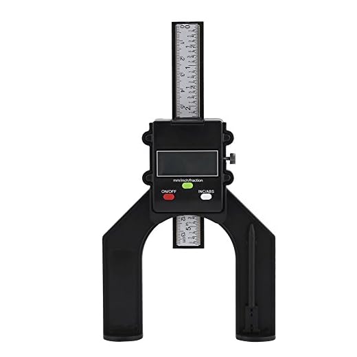 Bärbar höjdmätare, Asixx 0-80 mm digital display INC/ABS höjdmätare med självstående magnetiska fötter stöder mm, tum och räcka tum enhet