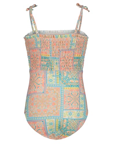 Image of Billabong Girls' One-piece Swimsuit with UPF 50+ Sun Protection, Quick Drying Bathing Suit