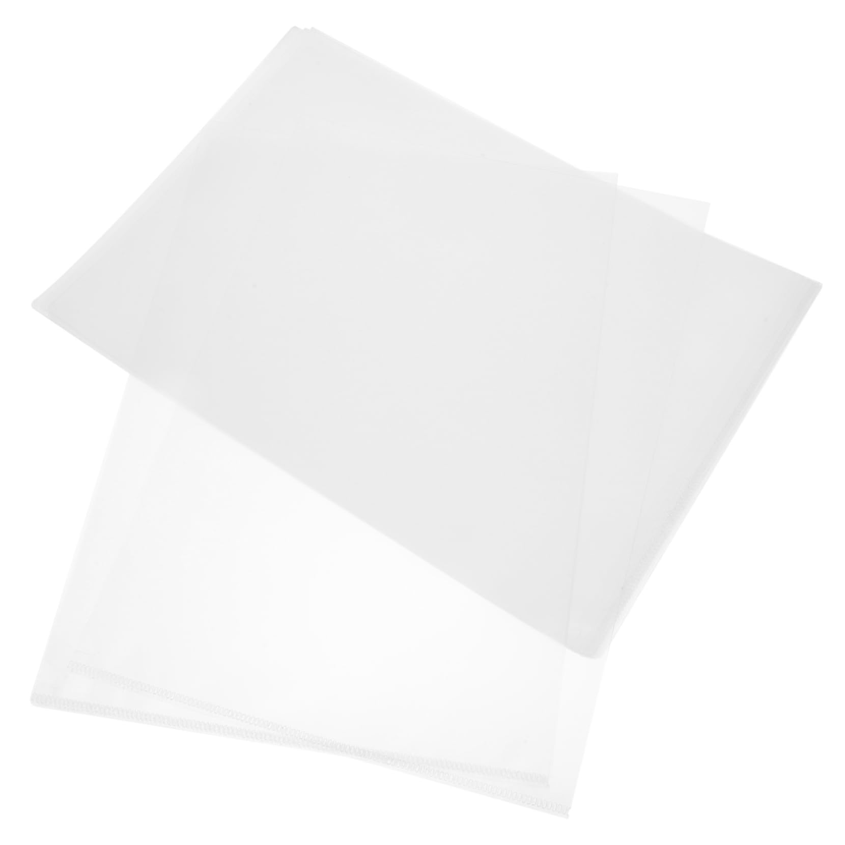 100 Stück Transparente A4-dokumentenmappen aus Kunststoff | L Förmige Ausführung, für Mehrere Blätter im Format A4, Wasserfest und Schützend