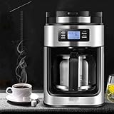 XFZJCHAP Drip Coffee Maker, Grind and Brew Automatic Coffee Machine with Built-In Burr WIFI Automatic American Coffee Machine Coffee Grinder The New - Image 4