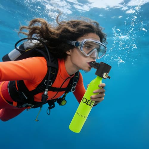 Botella de oxígeno para buceo con bomba para evitar cargas externas 4