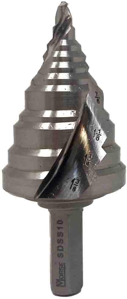 Morse Switchback SDSS10, Self Starting, High Speed Steel Step Drill, 1 bit