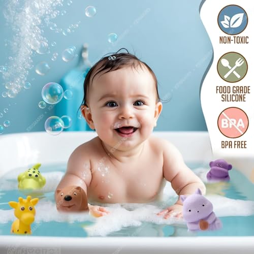 Image of Kids Mandi Colorful Non-Toxic Swimming & Bath Toys for Kids Fun Water Play & Pool Games | Floatable Bath Toys for Toddlers | Safe Summer Outdoor Activity Toys | Perfect for Indoor & Outdoor Fun