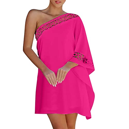 Robe longue d'été asymétrique légère pour masquer les imperfections
