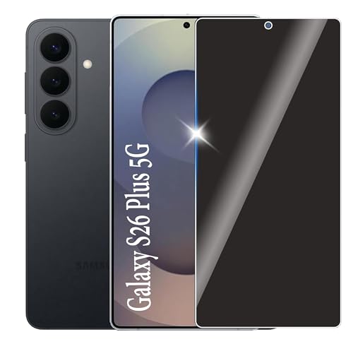 Image of ZARALA Privacy Hydrogel Screen Protector for Samsung Galaxy S26 Plus Anti-Spy Flexible TPU Private Protective Film, Anti-Scratch Anti-Peeping Ultra-Thin Soft Hydrogel Protective Film
