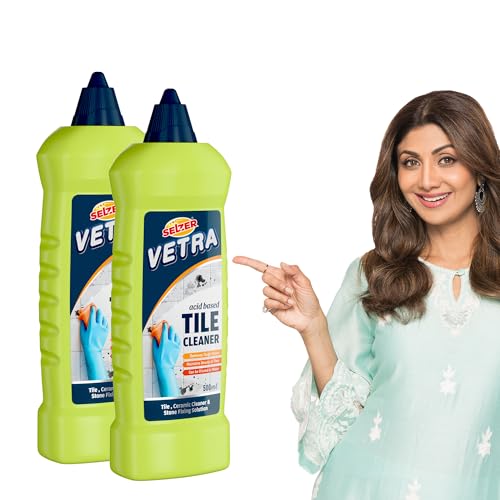 Image of Selzer Vetra Tile Cleaner, Remove Tough Stains and Maintain Beauty of Tiles - 500ml (Pack of 2)