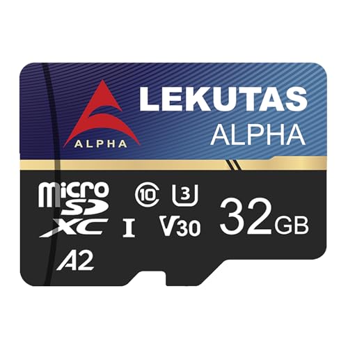 Image of 32GB Micro SD Card, microSDXC TF Card UHS-I Flash Memory Cards | High Read Speed 80MB /s, Class 10 C10, U3, A2, V30, for 4K Full HD & 4K UHD Video Recording